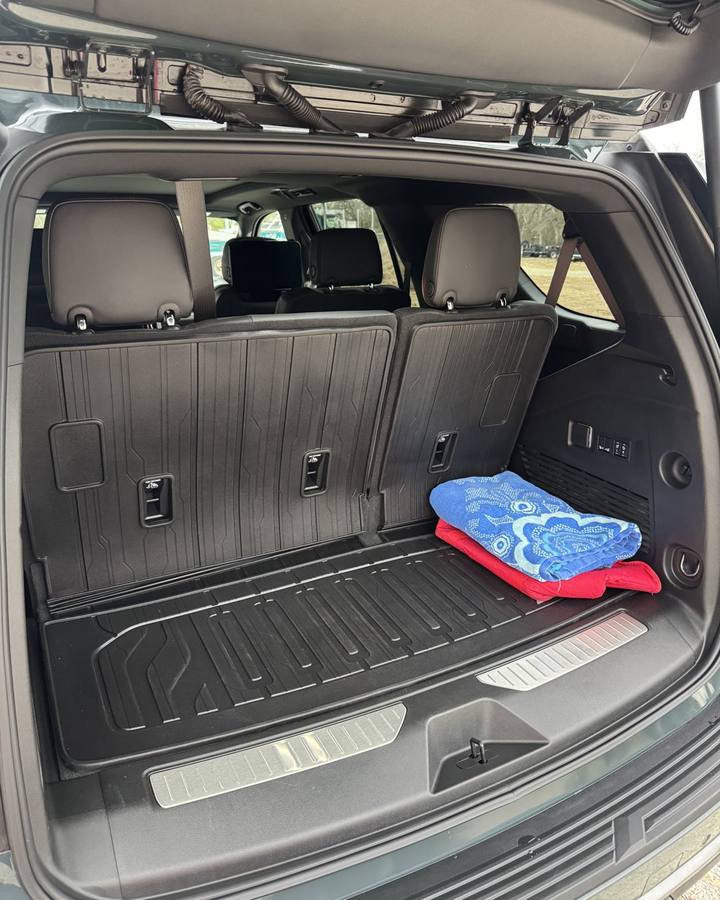 SUV cargo area after
