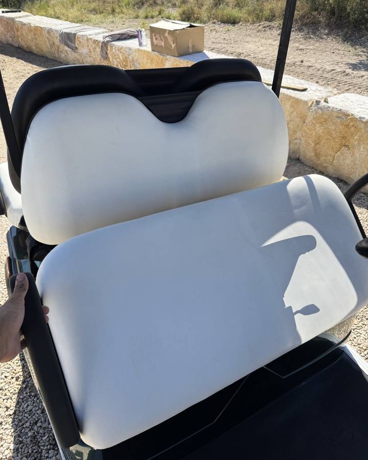Golf cart bench seats after
