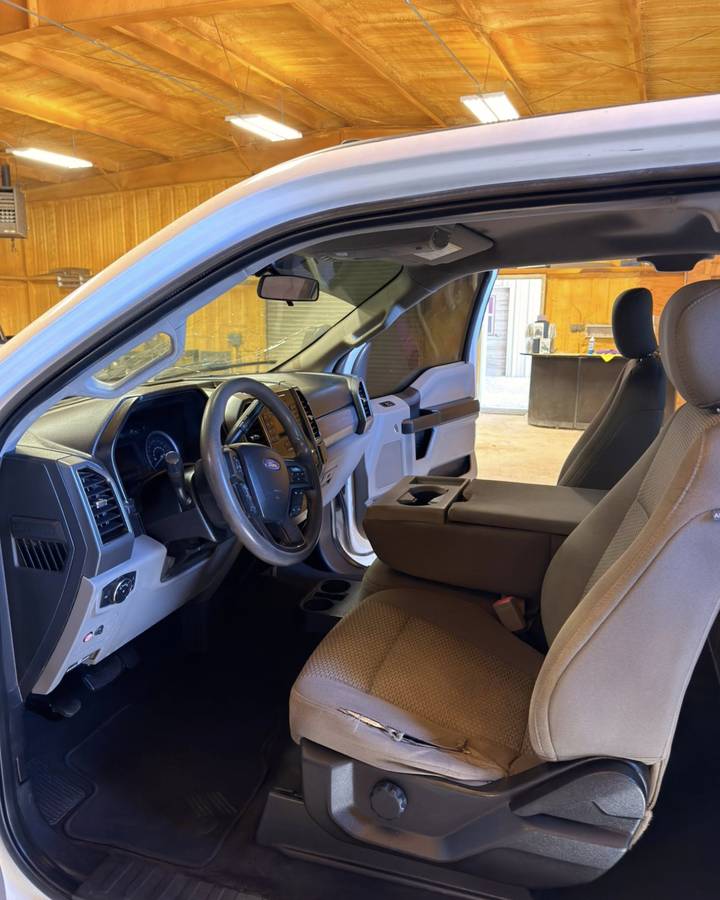 Ford Super Duty interior after detailing
